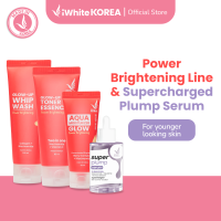 iWhite Korea Power Brightening & Anti Aging Serum Bundle (Facial Wash Toner Moisturizer Serum)