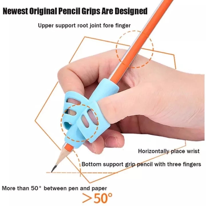 Silicone Handwriting Correction Grip Pencil Grip Hold The Pen Correctly For Decompression Writing