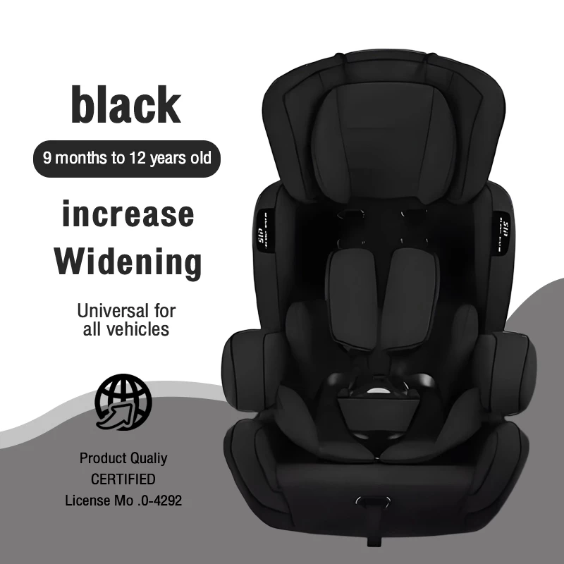 Brett-Child safety seat car (With ICC Certificate) Simple and portable safety seat for infants and children aged 1-12 to sit and lie on