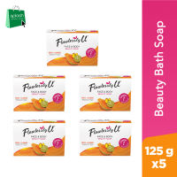 Flawlessly U 2in1 Papaya Calamansi Face & Body Whitening Soap 125g - Set of 5