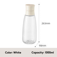 Yoice Food-grade Glass Decanter Leak-proof Sealed Household Decanter Includes Filter and Removable Wine Container