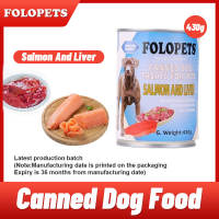 FOLOPETS Dog Food Can 430g Pure Natural Organic Wet Dog Food (9 Flavors)