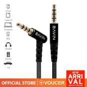 Bavin Aux Elbow Type Audio 3.5mm Jack Nylon Cable