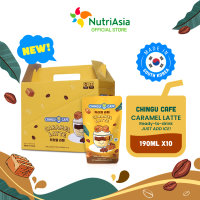Chingu Café Caramel Latte 190ml Bundle of 10 (1 Box)