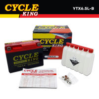 Motorcycle Battery for Motoposh Pinoy 155 - Cycle King YTX6.5L-B