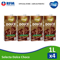 Selecta Dolce Chocolate Milk Drink 1L - Pack of 4