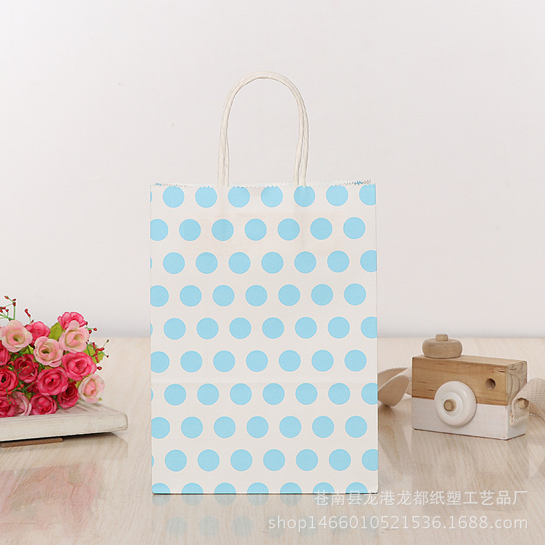 paper bag polka12pcs dots gift bag candy bag birthday christmas party need decoration supplies