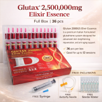 GLUTAX ELIXIR 2500000 mg GLUTATHIONE COMPLETE SET