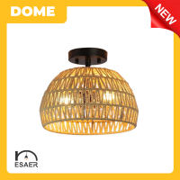 ESAER Rattan Chandelier Creative Restaurant Lamps Style Simple Personality Lantern