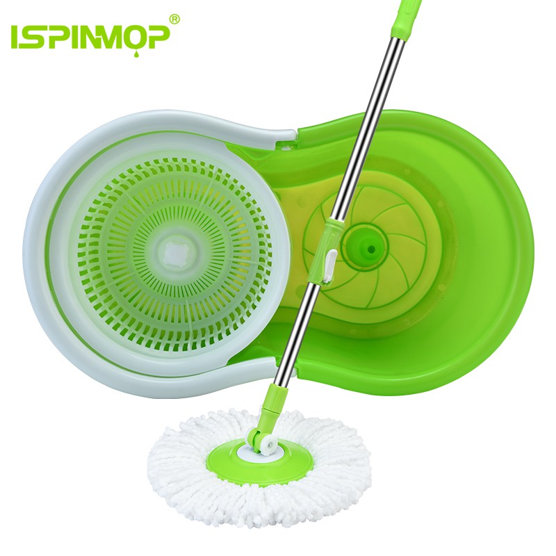 Buy Online Magic Rotating Spin Head Easy Cleaning Floor Mop Bucket Set Microfiber 360° Philippines Price and Review