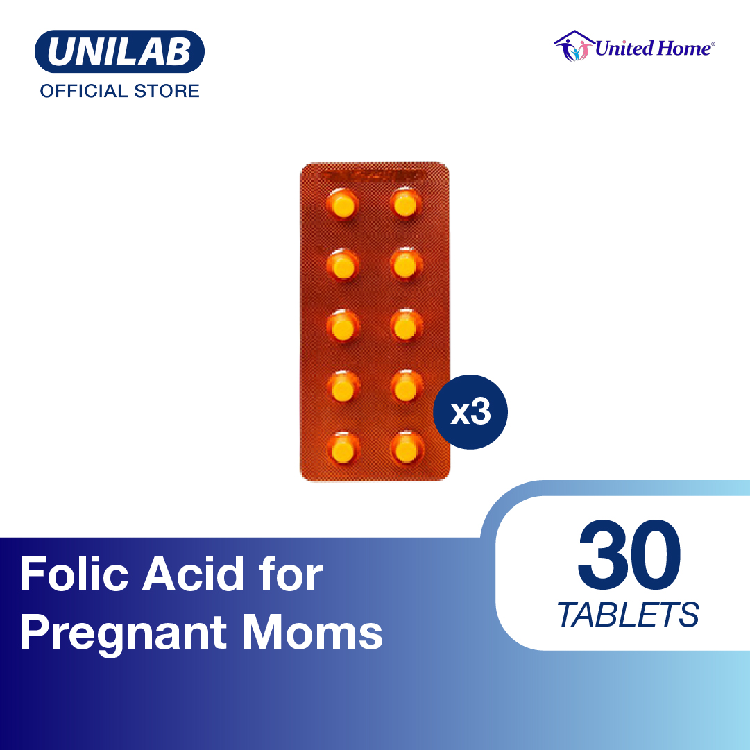 United Home Natafol (FOLIC ACID VITAMINS FOR PREGNANT WOMEN)- in Blisters of 30 Tablets