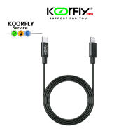 Koorfly F1 High-Speed USB-C to Lightning OTG Cable for Sound Card New Plug-and-Play Audio Adapter in Black