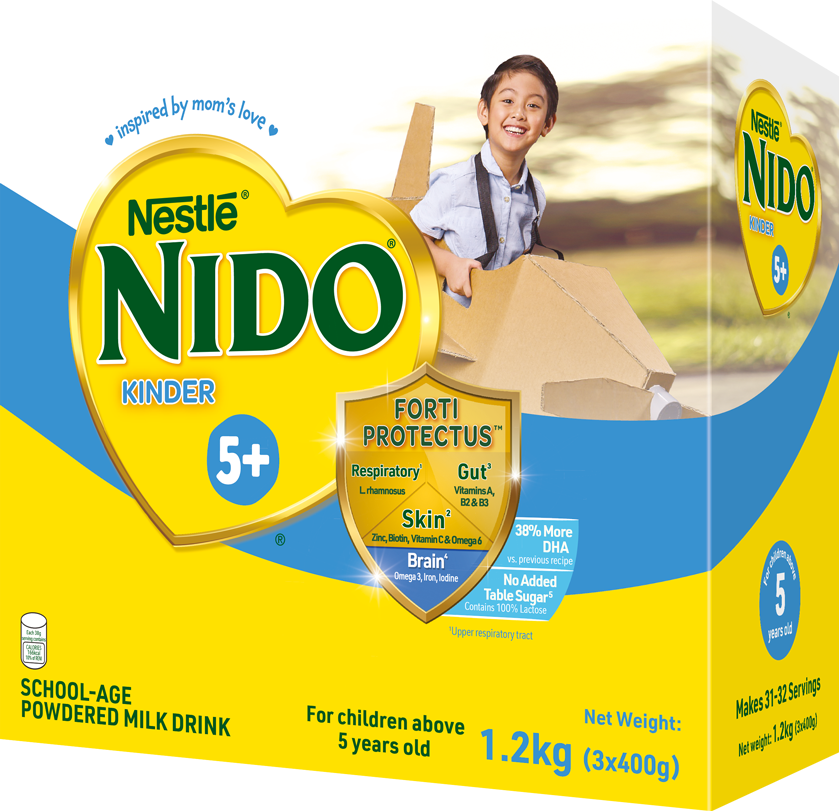 NIDO 5+ Powdered Milk Drink For 5+ Years Old 1.2kg