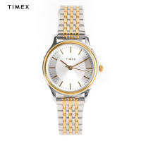 Timex Tl87 Series Two Tone Stainless Steel Analog Quartz Watch For Women TW00NTD22E CLASSICS