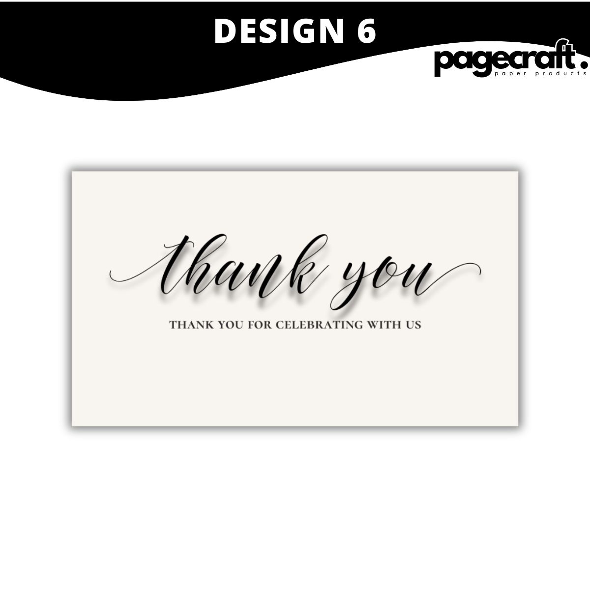 Thank You Card for Any Occasion 10pcs 2x3.5inches Minimalist Souvenir Gift Tags Option to Personalized from Name