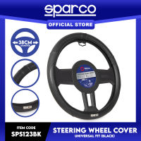 Sparco Corsa Steering Wheel Cover SPS123BK (Black) Universal Fit for Toyota Mitsubishi Honda Hyundai Ford Nissan Suzuki Isuzu Kia MG and more