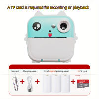 LIOTOG Q5 Mini Photo Printer For IPhone/AndroidChildren Instant Print Camera Kids Video Photography Digital Photo Camera Toy Mini Thermal Printer Boy Girls Birthday Gift