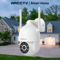 CCTV Camera Outdoor 3MP 360°PTZ SecurityAuto Tracking Wireless WiFi ANRAN CameraTwo-Way AudioColor Night VisionPan Tilt 4X ZoomMotion AlarmWaterproof Dome CamerasP2