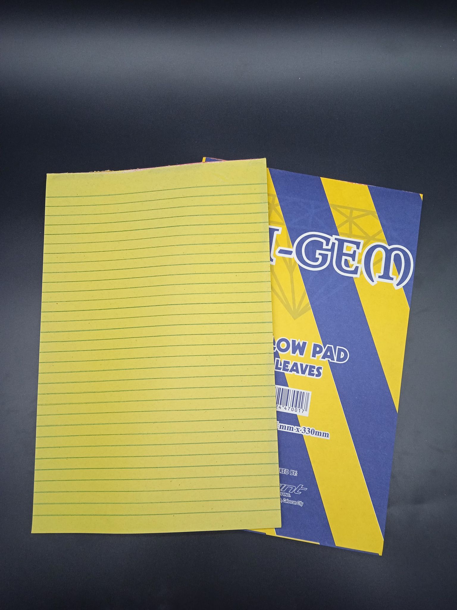 High Quality 80 Sheets Yellow Pad Long Paper (3/5/10 pads)