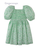 Gingersnaps Emilia Dress With Puff Sleeves In Floral Print