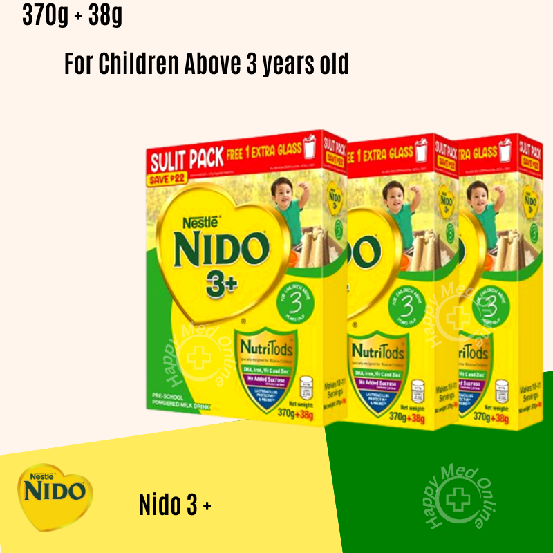 Nido Fortified Powdered Milk Drink 3 plus 3+ for pre-schooler nido junior jr for 1 -3 years old lactobacillus protectus New And Imporoved
