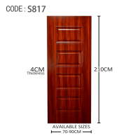 100% Real Wood Door for Main door/ bedroom/ office/ living room Wooden Door including free hinges