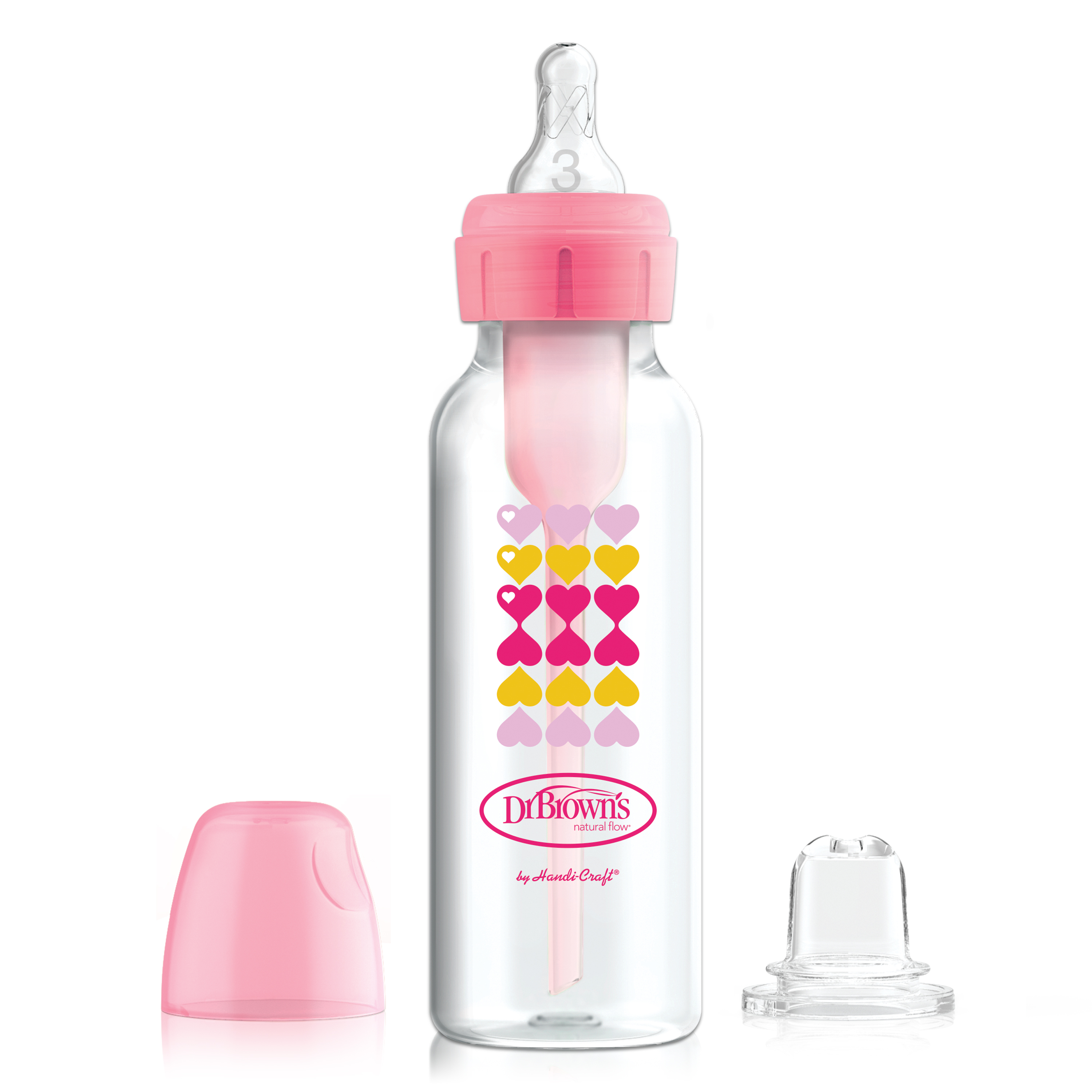 Dr. Browns F. Bottle 8oz Pp Narrow-Neck Options+ to Sippy Starter Kit- 1-Pack(+L3 Nip)