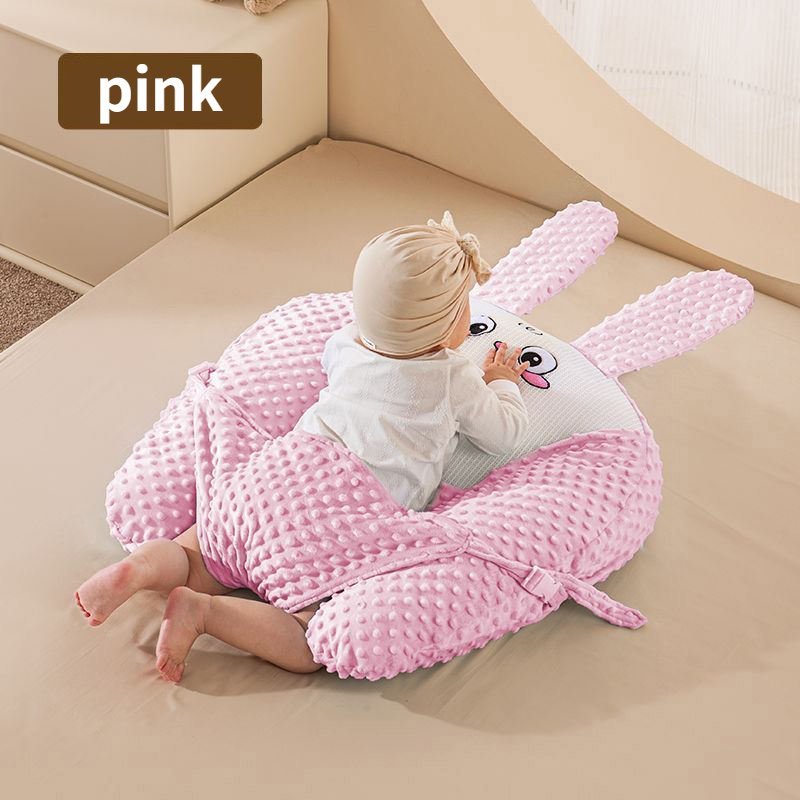Baby Pillow 15° Anti-vomiting Slope Nursing Pillow Anti-flatulence Exhaust Tummy Pillow Head-up Training Pad 2 Styles