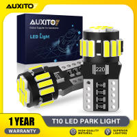AUXITO 2Pcs T10 Led Parking Light Super Bright No Error W5W 168 194 Led Bulb Canbus Car Interior Light 12V White