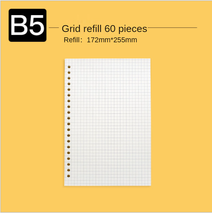 Thicken Binder Notebook Shell With Refill Hard Cover Notepad File Folder Stationery School Supplies