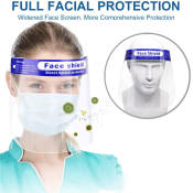 Protective Full Face Shield Clear Flip Up Transparent