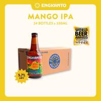 Engkanto Brewery Mango Nation Hazy IPA 4-Pack and Case | 5.7% ABV Craft Beer | Juicy & Tropical | Silver Award – World Beer Awards 2024