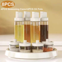 500ML Oil Pot Oil Bottle Leak-Proof Seasoning Bottle Kitchen Oil Bottle Clear Glass Dispenser