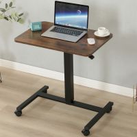 Mxtark Pneumatic Table Portable Desk 28  inches Desk  Computer Table Adjustable Height Standing Desk