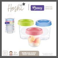 Hoshi Baby x Momeasy 3pc Baby Food Storage Containers Leak Proof BPA Free Microwave Safe 6Mos+