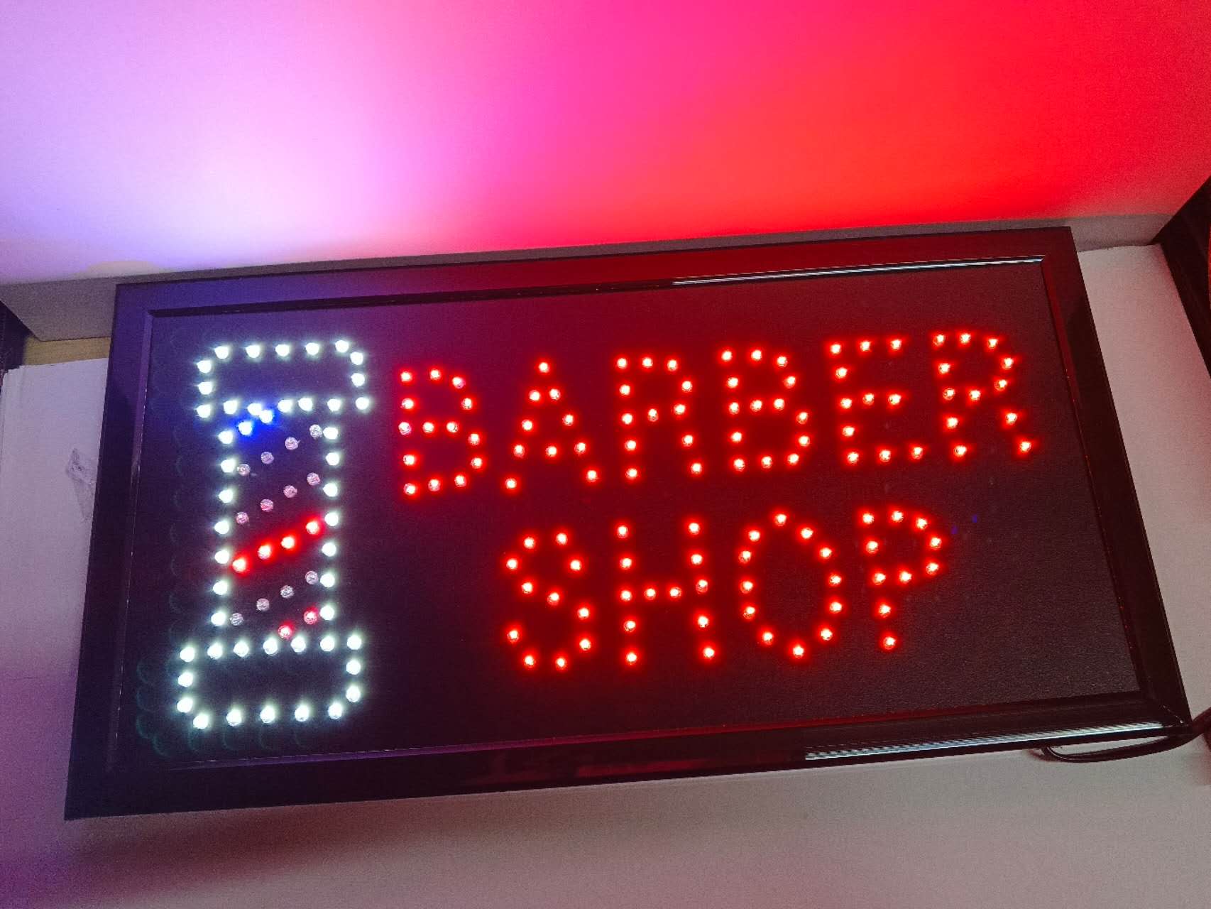 LED SIGN BARBER SHOP