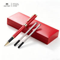 Personalized DIY Name LOGO Metal Pen Gift Box Men Women Business Signature Pen with 2 Refill (Black) Customize penwith name black pen