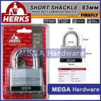 HERKS FIREFLY Heavy Duty Laminated Padlock 40mm 45mm 50mm 65mm Short Long Shackle