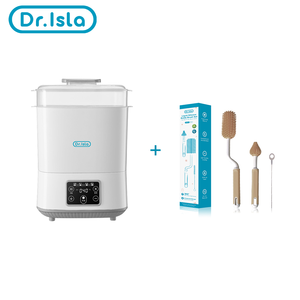 Dr.Isla Baby Bottle Sterilizer With Drying 5 In1 Bottle Heater Capacity Auto Shut-Off N30