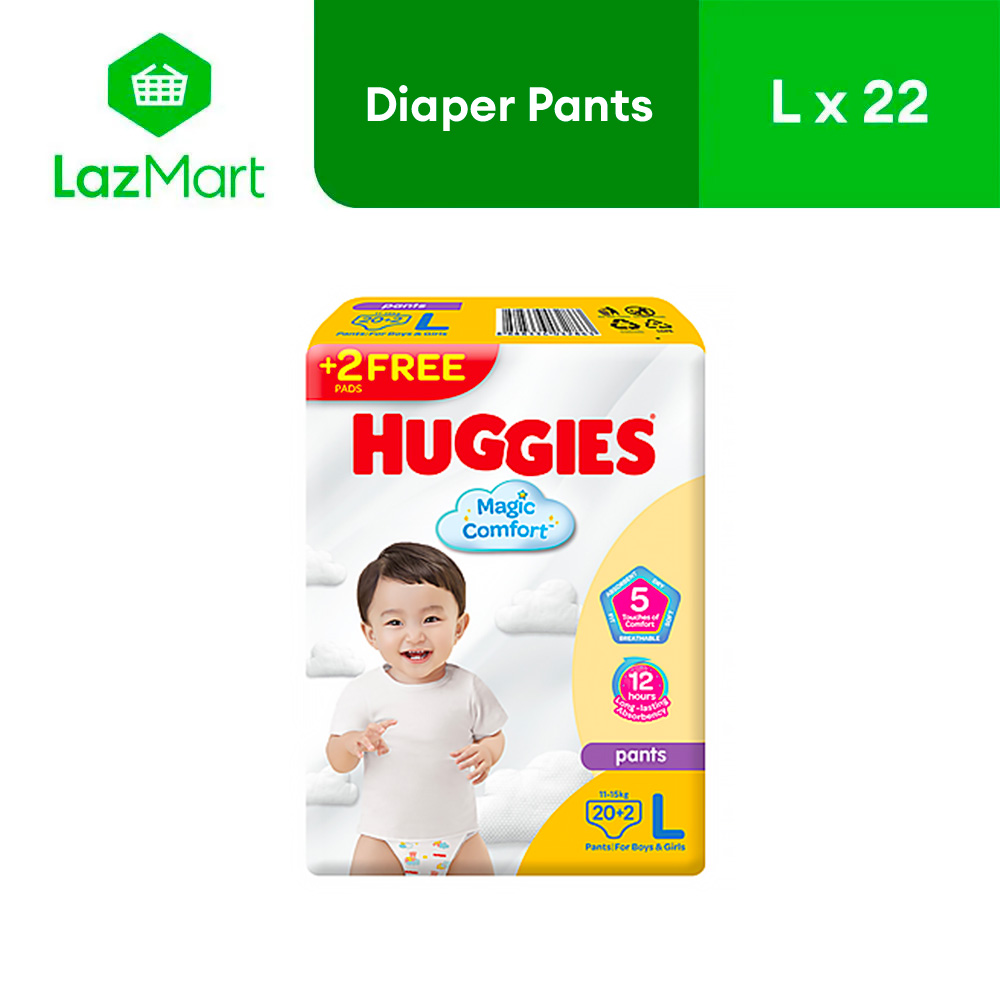 Huggies Magic Comfort Pants Large - 22 pcs