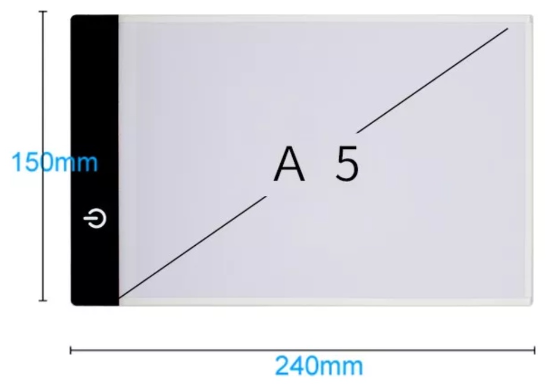LED Light Pad A3 A4 A5 Light Drawing Table A4 LED Drawing Pad | Engineering Light board Writing | Tracing board | Architecture Light Tracing Pad | LumiA4 LumiA3 LumiA5