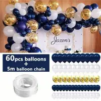 60 Pcs 5/12 Inch Confetti Balloons Latex Balloons Set for Wedding Birthday Party Supplies Home Decor