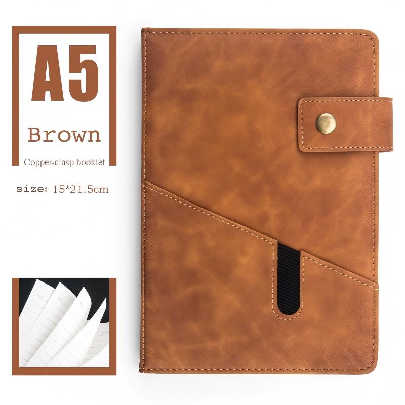 100GSM Bullet Dotted Notebook A5 Hardcover Leather For Planner And Journal