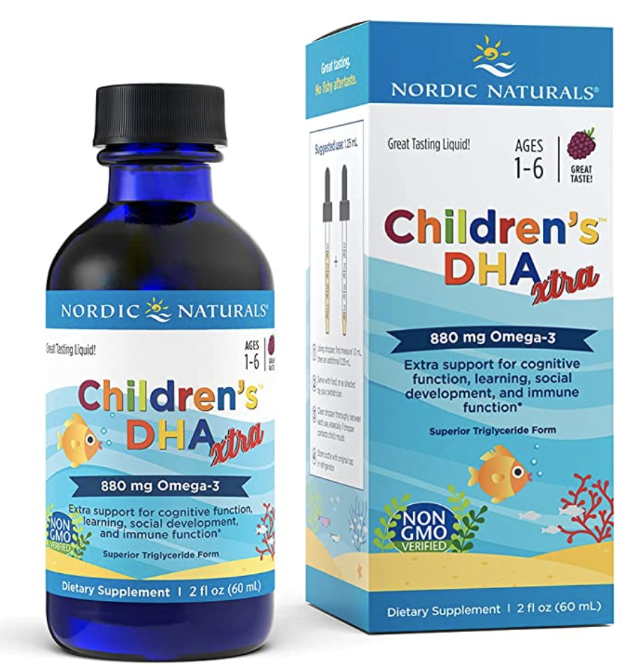 Nordic Naturals Childrens DHA Xtra Berry Punch 60 ml for 1-6yo *** exp 2027