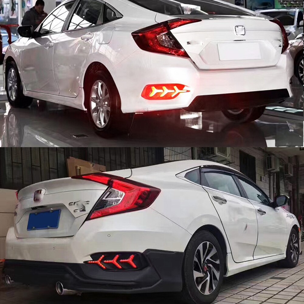 Honda Civic FC 20162019 Rear Sequential Turn Signal Fog Lights & Brake