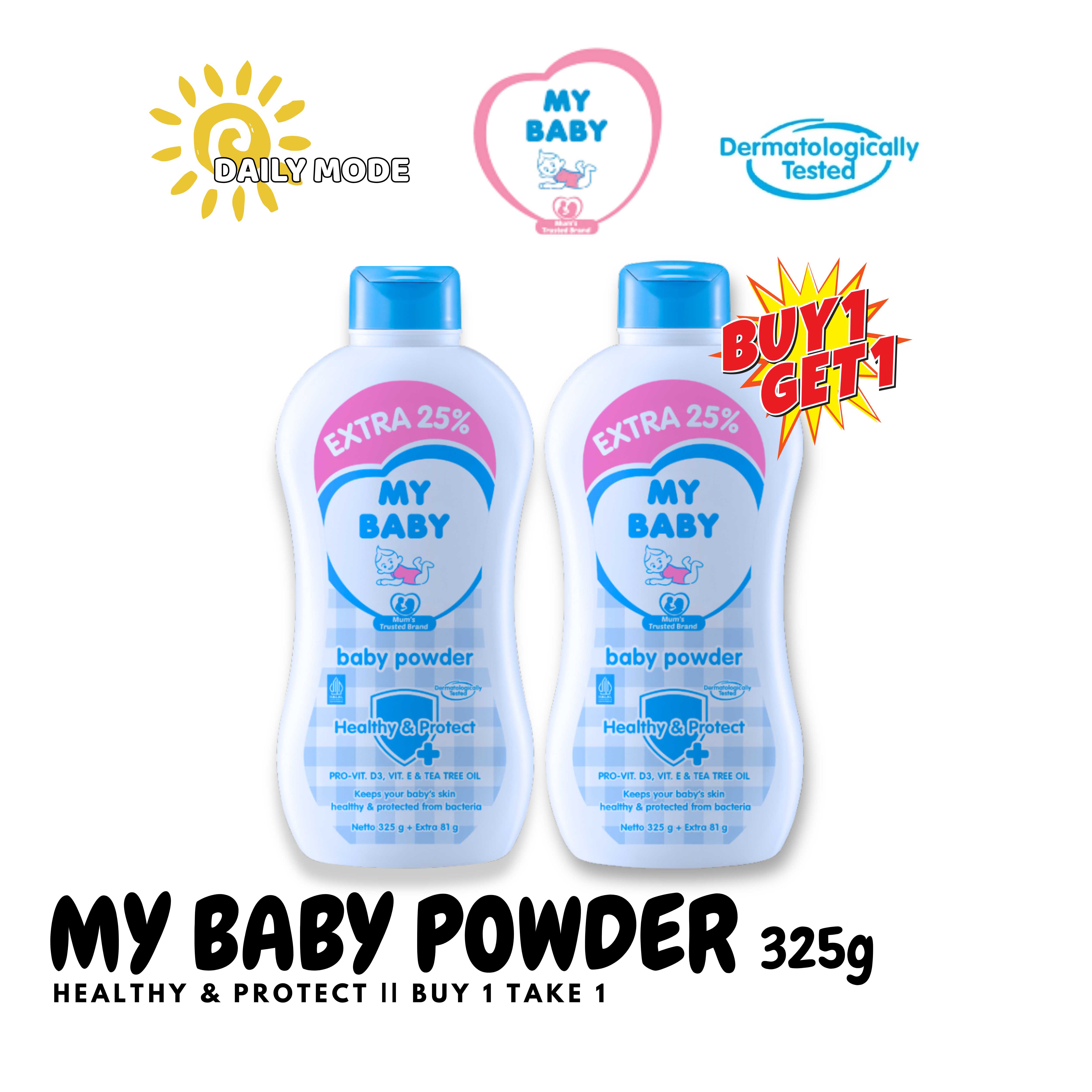MY BABY Buy 1 take 1 Healthy & Protect Powder for Healthy baby skin 325g