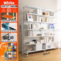 SUNNY Vertical Pegboard Shelf Punch-Free Metal Storage Rack with Shelves Rust-Resistant and Easy-Clean