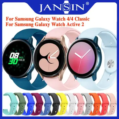 Silicone Watchband For Samsung Galaxy Watch 4 Straps Galaxy Watch4 classic Smart Watch Band Samsung Galaxy Watch Active 2 40mm 44mm Sport Replacement Band Strap
