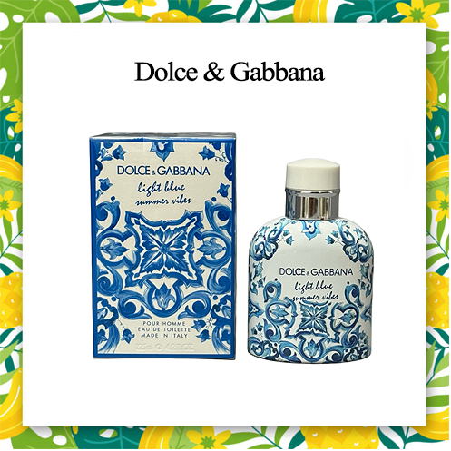 Dolce & Gabbana Light Blue Porcelain Men Perfume 125ml Aromatic & Woody Scent for Men
