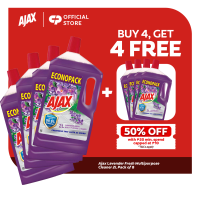 [BUY 4 FREE 4] Ajax Lavender Fresh Multipurpose Cleaner 2L Pack of 8